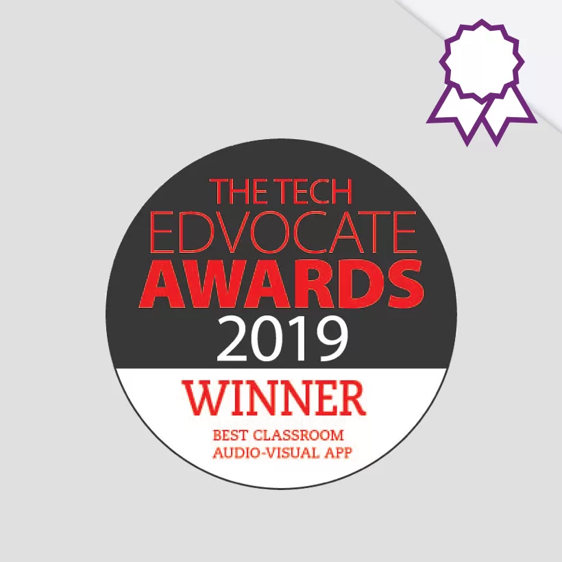 the tech edvocate awards 2019 winner best classroom AV app