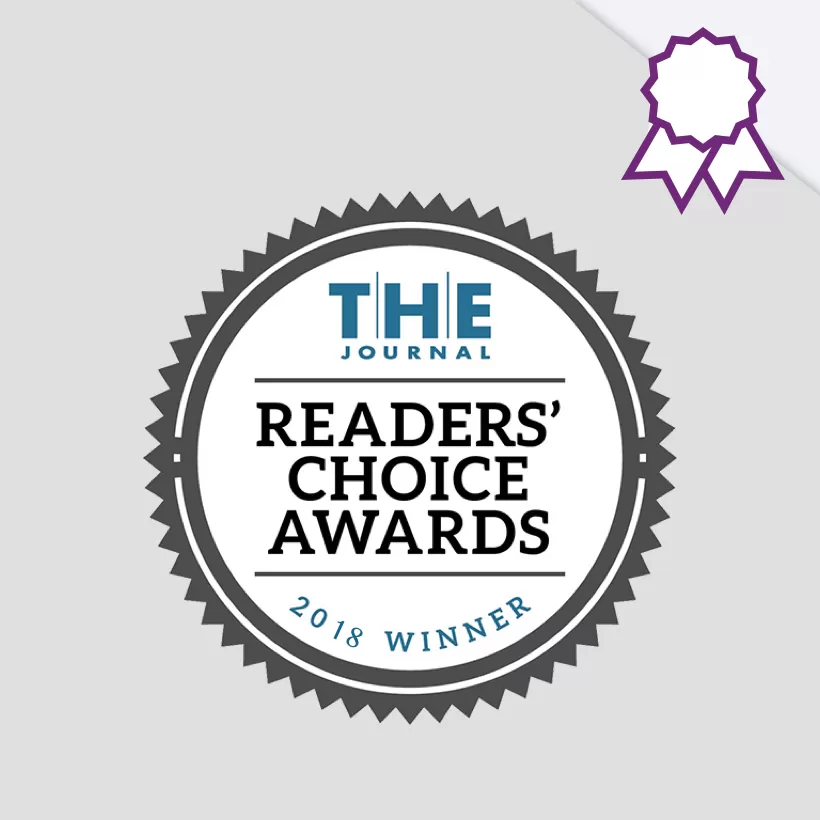 THE readers choice awards 2018 winner badge