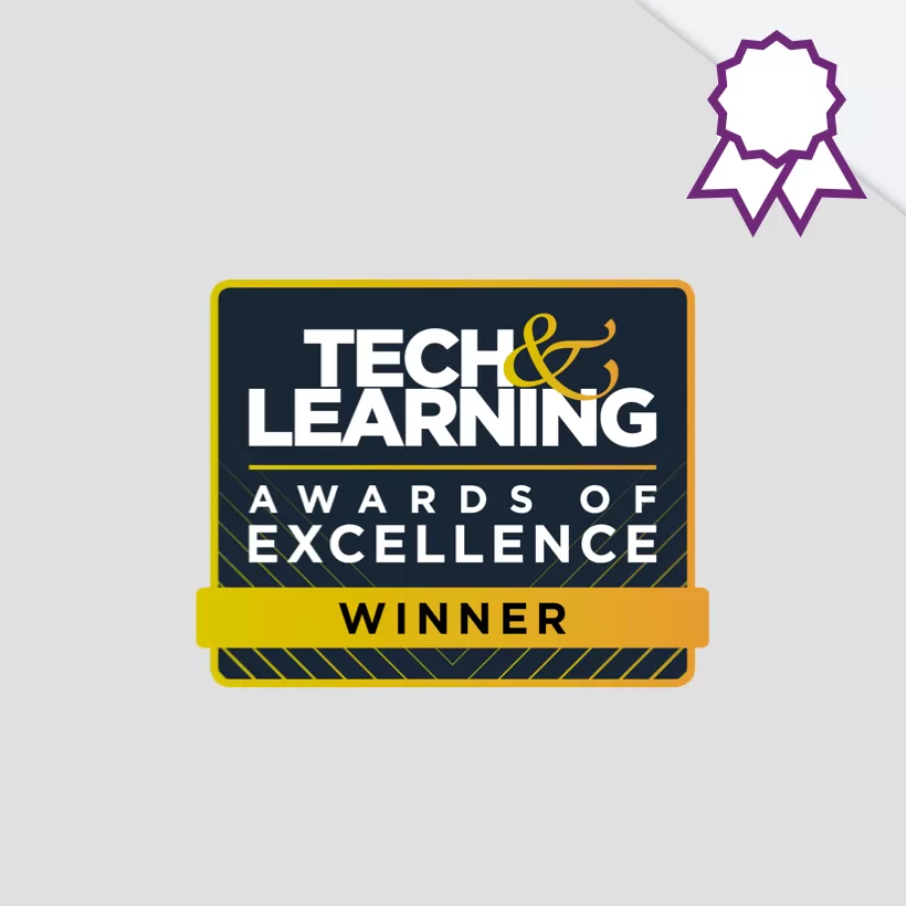 tech and learning awards of excellence winner badge