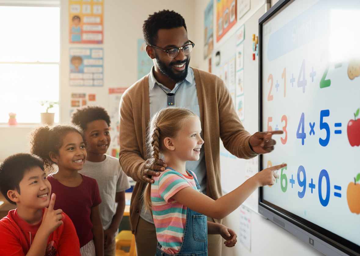 Clevertouch Pro Series in a classroom
