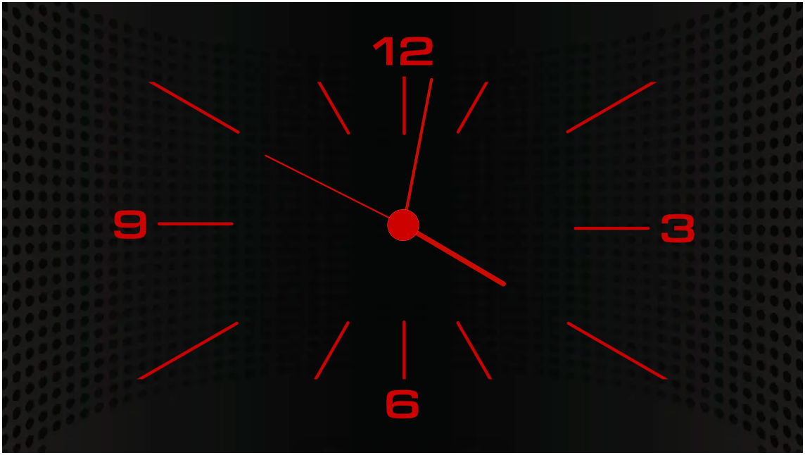 A clock with a faceDescription automatically generated