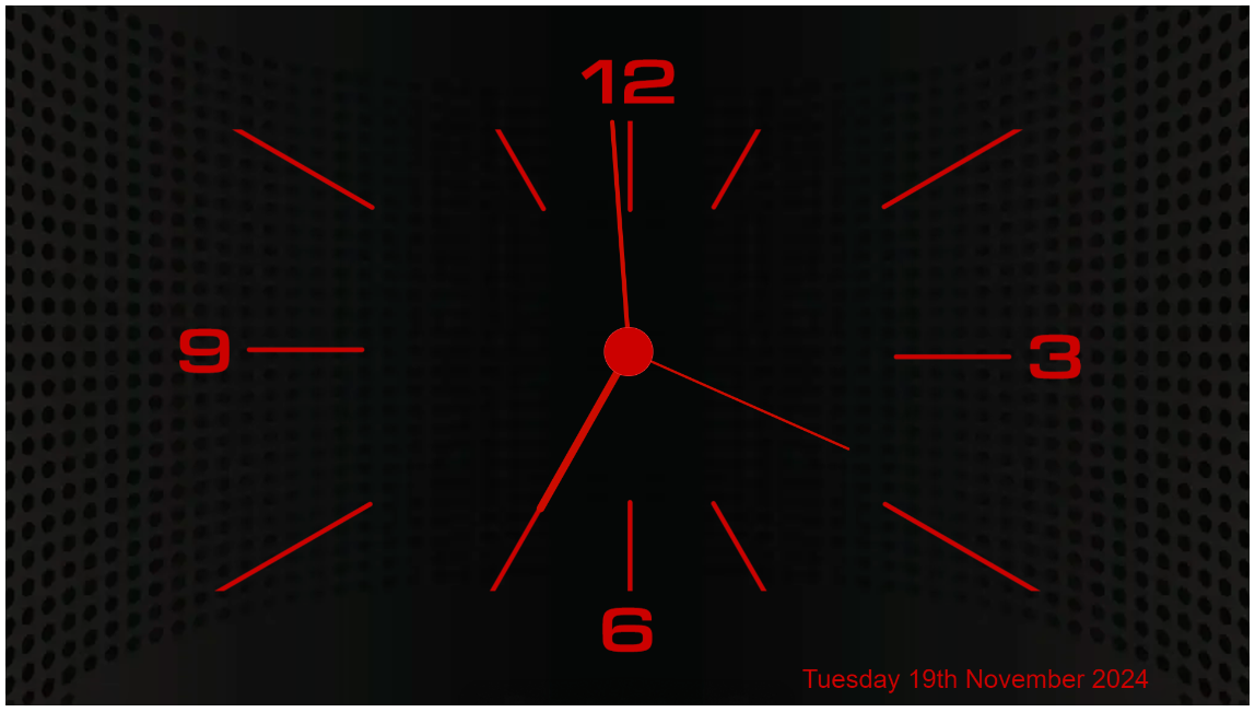 A clock with a faceDescription automatically generated