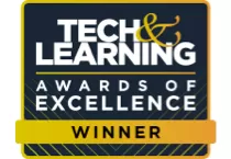 tech and learning awards of excellence winner badge