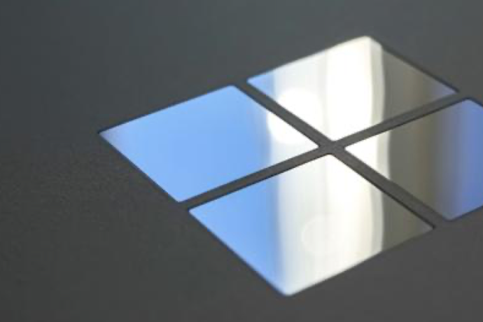 Microsoft mirrored logo