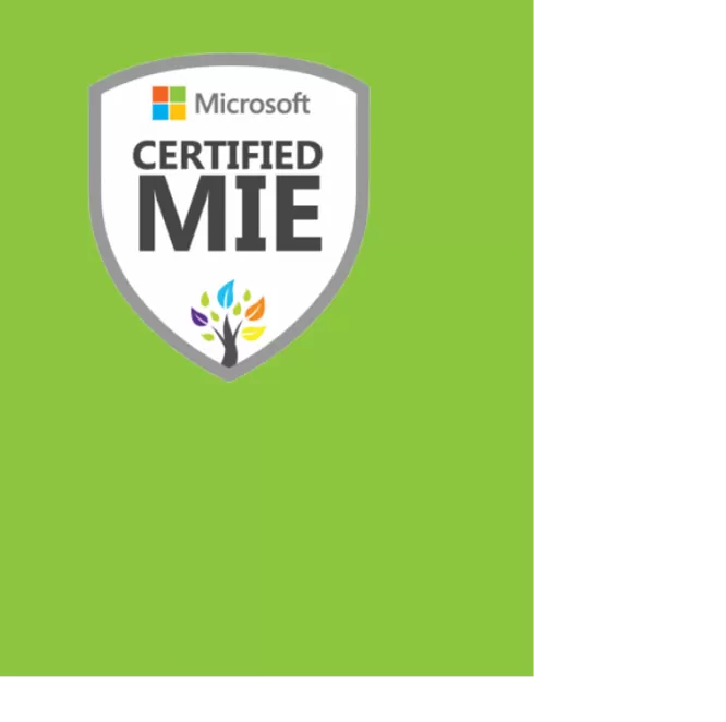 Microsoft certified MIE logo