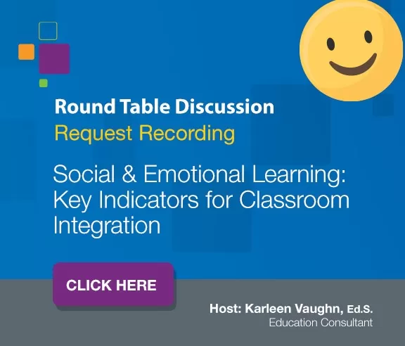 Round Table Discussions logo and a smiley face