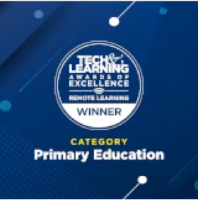 tech and learning awards of excellence remote learning Winner! primary education badge