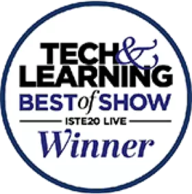 Teach & learning awards best of show ISELive 20 winner badge