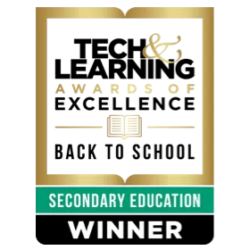 Teach & learning awards of excellence back to school secondary educator winner badge