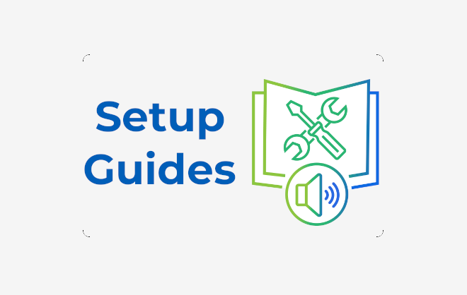 Audio Setup Guides thumbnail