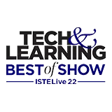 Teach & learning awards best of show ISELive 22 badge