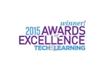 awards of excellence winner tech and learning 2015 badge